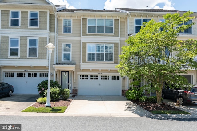 2804 Persimmon Pl Unit D3, Cambridge, MD 21613 - townhome / multi-family property with concrete driveway and an attached garage