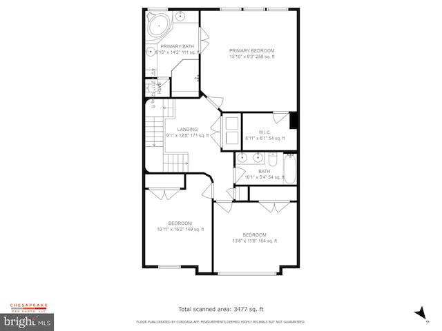 2804 Persimmon Pl Unit D3, Cambridge, MD 21613 - floor plan