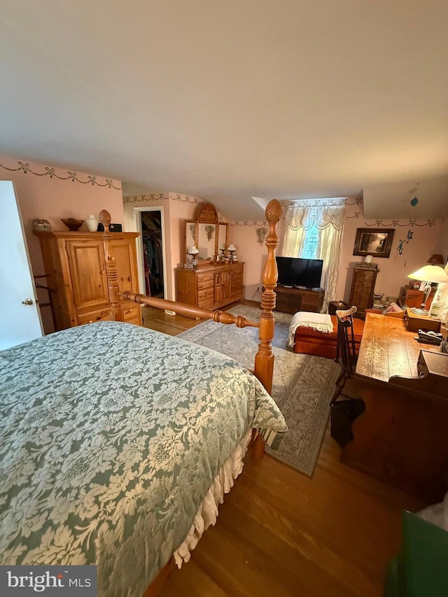 2703 Branch Pike, Cinnaminson, NJ 08077 - bedroom with wood finished floors and lofted ceiling