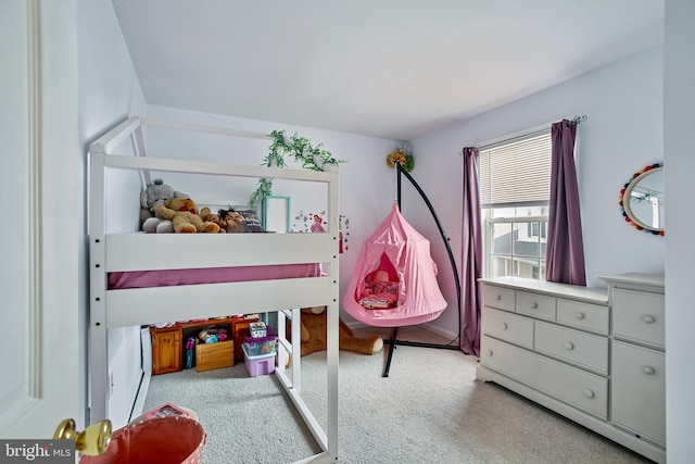 bedroom with carpet flooring