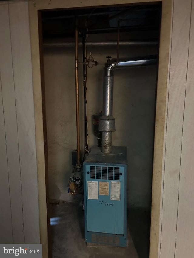 view of utility room