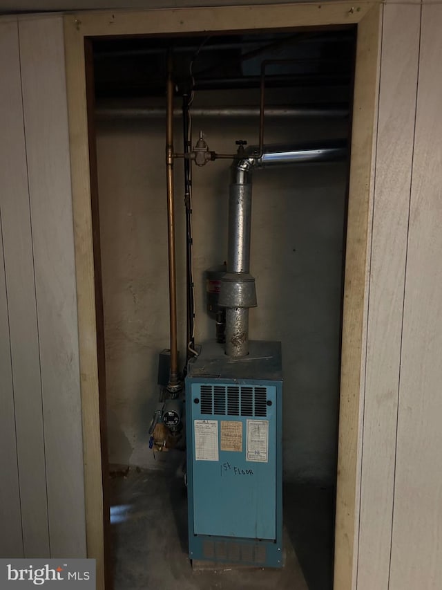view of utility room