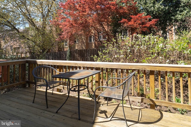 6038 Kelsey Ct, Falls Church, VA 22044 - wooden terrace featuring fence