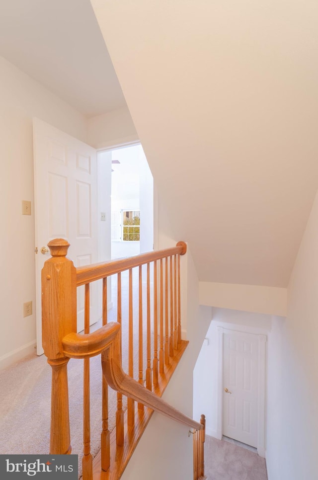 6038 Kelsey Ct, Falls Church, VA 22044 - staircase with carpet floors and baseboards