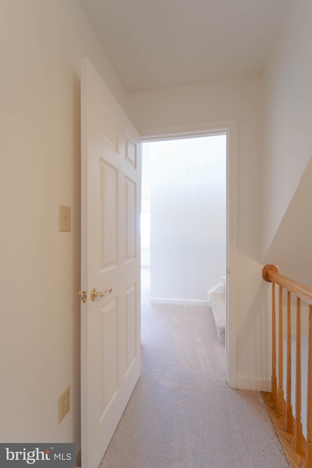 6038 Kelsey Ct, Falls Church, VA 22044 - corridor with baseboards and carpet