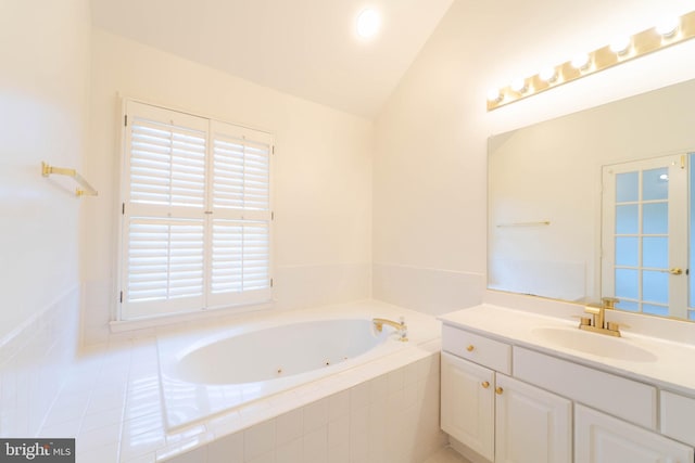 6038 Kelsey Ct, Falls Church, VA 22044 - full bath featuring a tub with jets and vanity