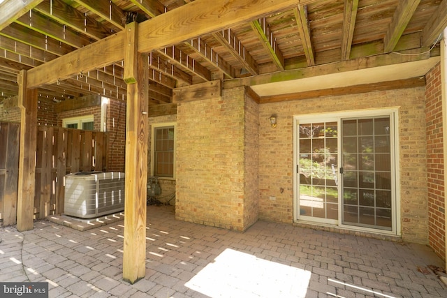 6038 Kelsey Ct, Falls Church, VA 22044 - view of patio / terrace with central air condition unit