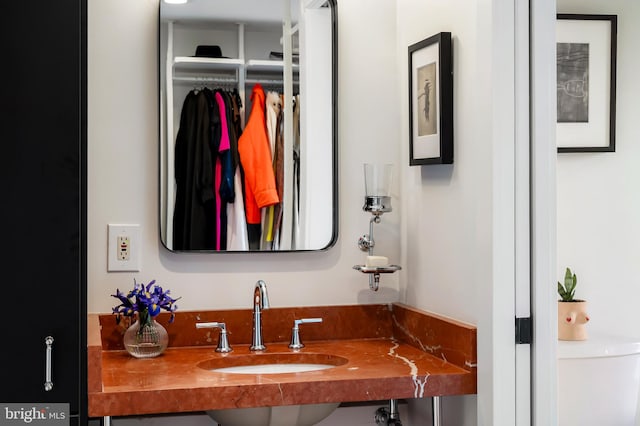 bathroom with a sink