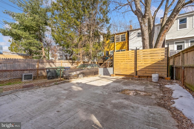 view of patio with fence private yard