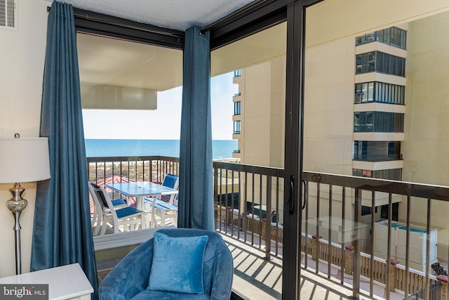11500 Coastal Hwy Unit 317, Ocean City, MD 21842 - balcony with a water view and visible vents