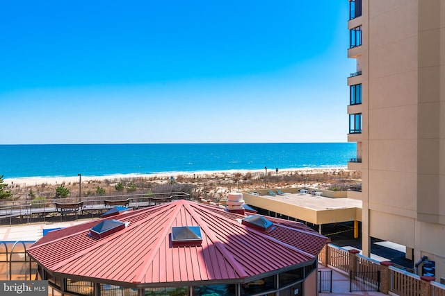 11500 Coastal Hwy Unit 317, Ocean City, MD 21842 - view of water feature with a beach view