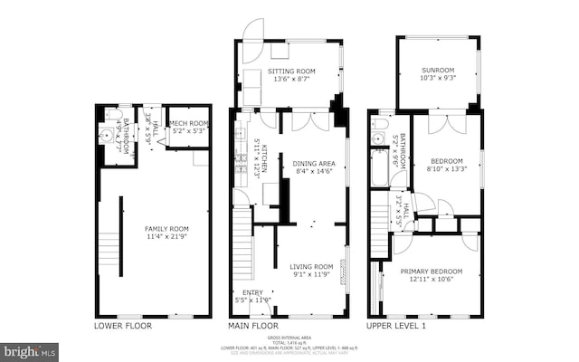 560 25th Pl NE, Washington, DC 20002 - view of layout