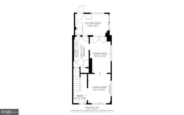 560 25th Pl NE, Washington, DC 20002 - view of layout