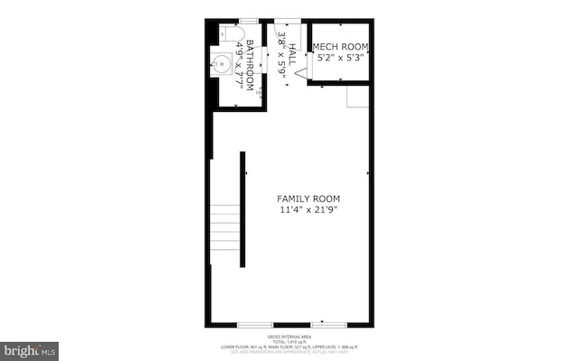 560 25th Pl NE, Washington, DC 20002 - view of layout