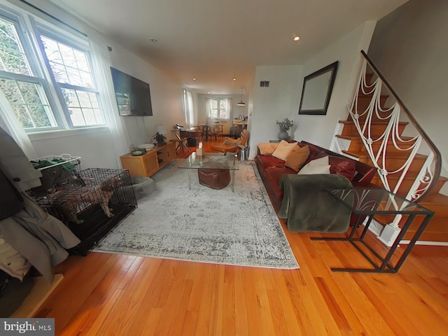 2710 N 47th St, Philadelphia, PA 19131 - living room featuring hardwood / wood-style flooring