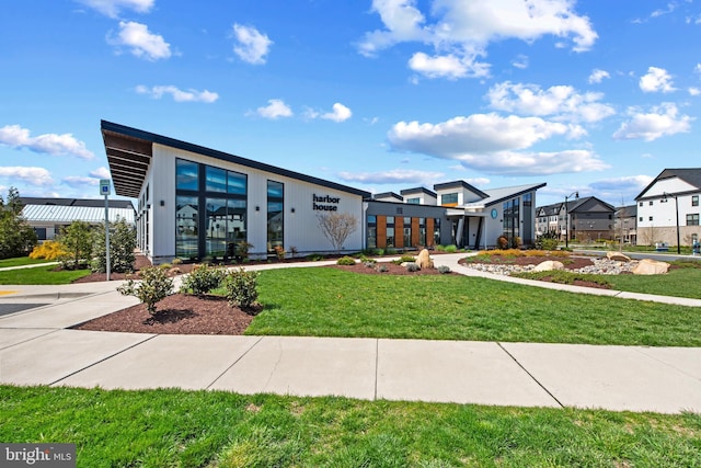 view of property with a residential view