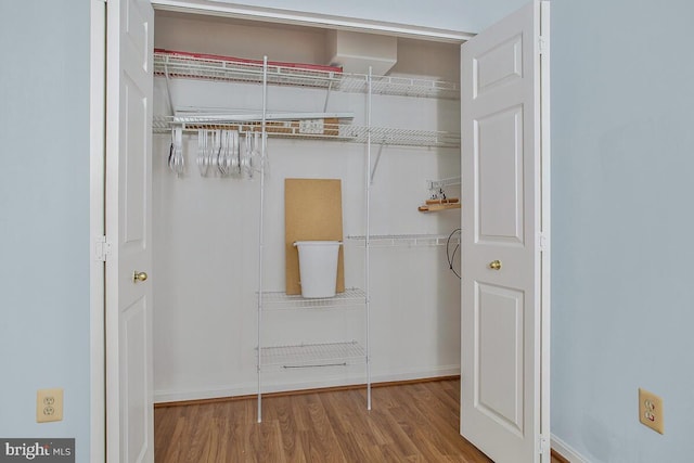 view of closet