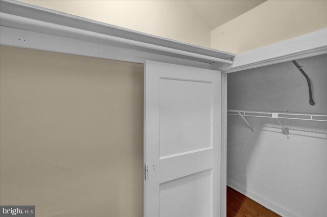 view of closet