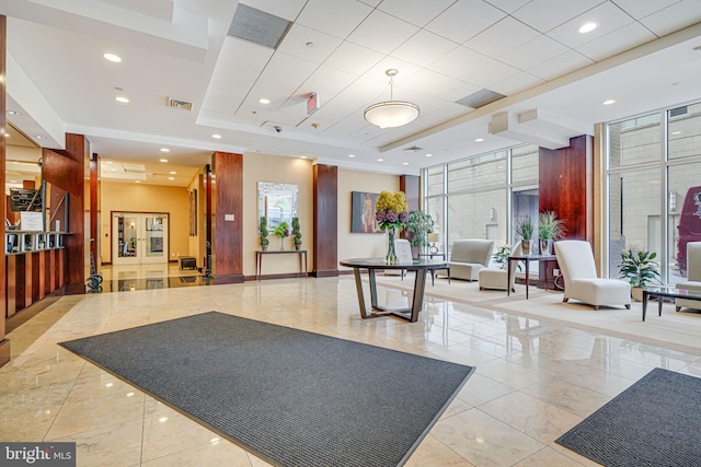 common area with visible vents
