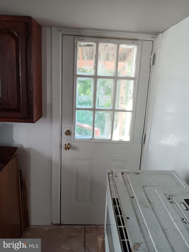 view of doorway to outside