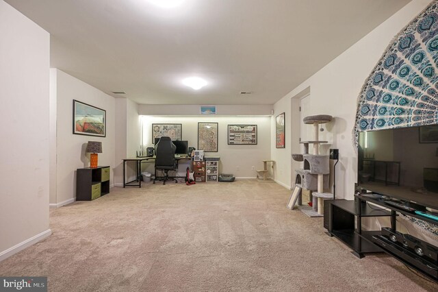 720 Birch Tree Ln, Smyrna, DE 19977 - office featuring carpet floors and baseboards