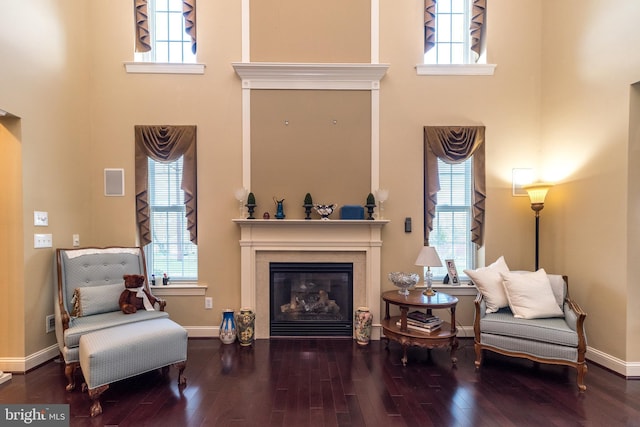 14 Komen Ct, Sellersville, PA 18960 - sitting room featuring a wealth of natural light, baseboards, and wood finished floors