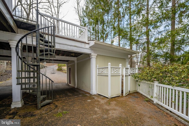 1909 Marsh Hill Rd, Mc Henry, MD 21541 - exterior space featuring stairs