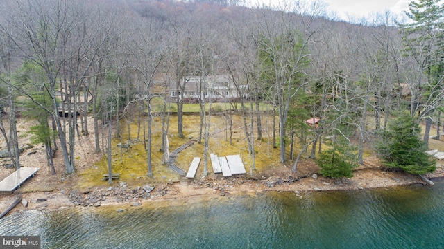 1909 Marsh Hill Rd, Mc Henry, MD 21541 - aerial view with a wooded view