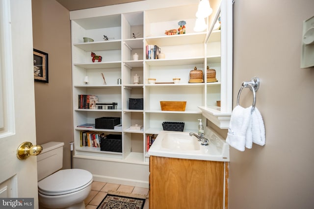 1909 Marsh Hill Rd, Mc Henry, MD 21541 - half bathroom featuring toilet, tile patterned flooring, and vanity