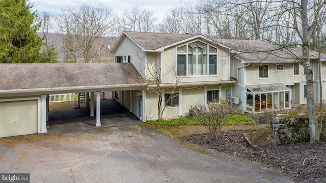 1909 Marsh Hill Rd, Mc Henry, MD 21541 - view of front facade with an attached carport and aphalt driveway