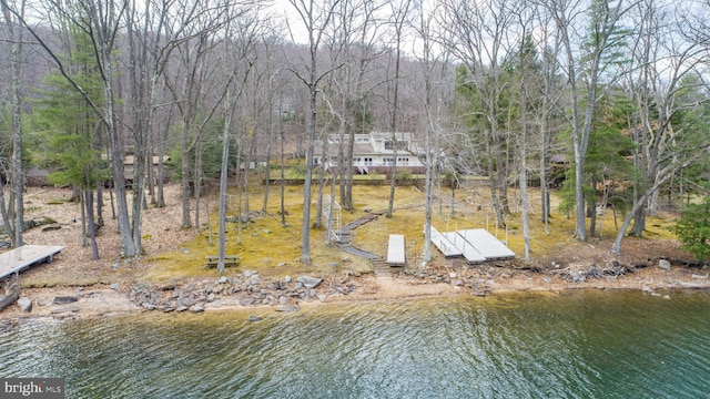 1909 Marsh Hill Rd, Mc Henry, MD 21541 - aerial view with a water view