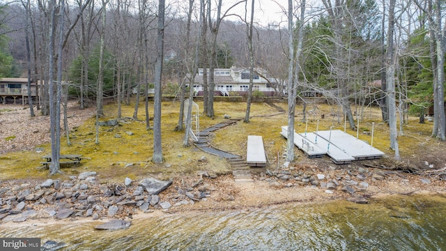 1909 Marsh Hill Rd, Mc Henry, MD 21541 - view of yard with a forest view