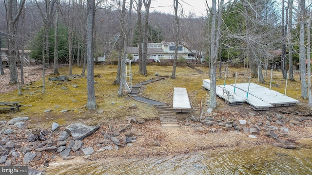 1909 Marsh Hill Rd, Mc Henry, MD 21541 - view of yard featuring a forest view