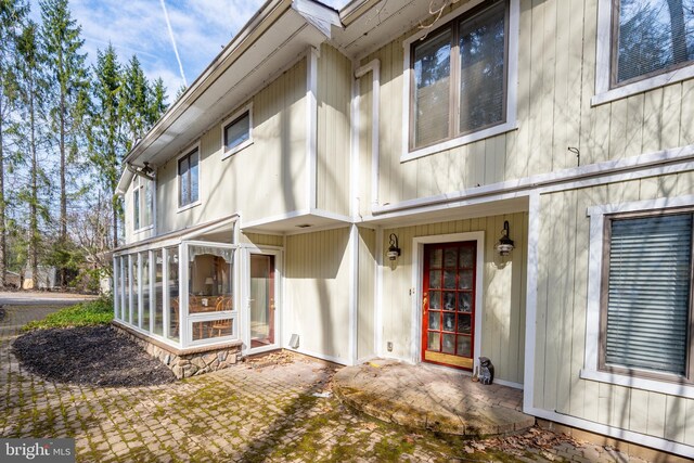 1909 Marsh Hill Rd, Mc Henry, MD 21541 - view of exterior entry with a patio area
