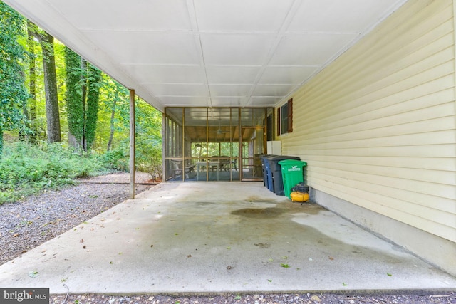 7000 Burch Hill Rd, Brandywine, MD 20613 - view of patio featuring a carport