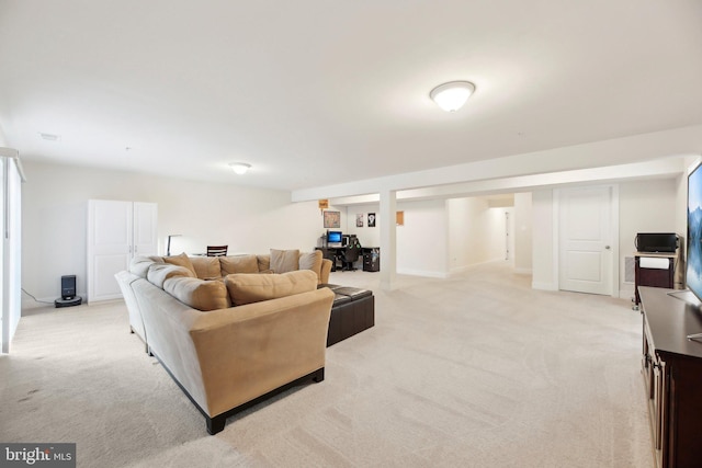 2101 Gails Ln, Mount Airy, MD 21771 - living room with light colored carpet and baseboards