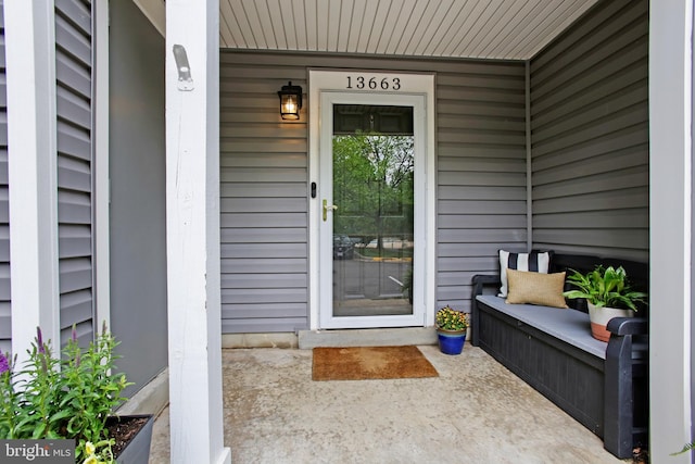13663 Orchard Dr Unit 3663, Clifton, VA 20124 - view of exterior entry featuring covered porch
