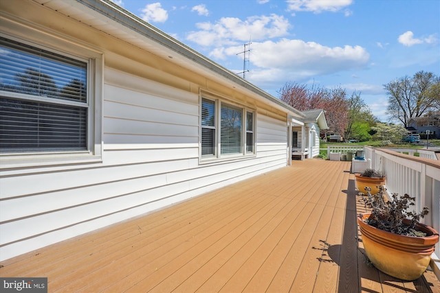 view of deck
