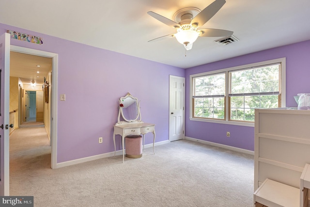 4300 Valleyview Rd, Harrisburg, PA 17112 - bedroom featuring light colored carpet, baseboards, and a ceiling fan