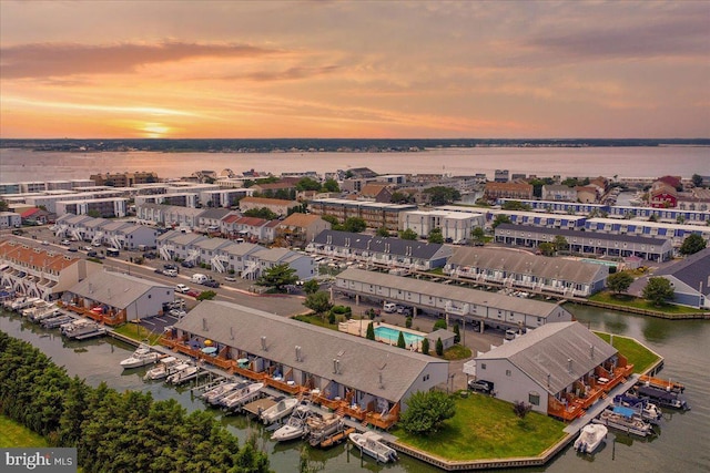 2818 Tern Dr Unit 9, Ocean City, MD 21842 - drone / aerial view with a water view