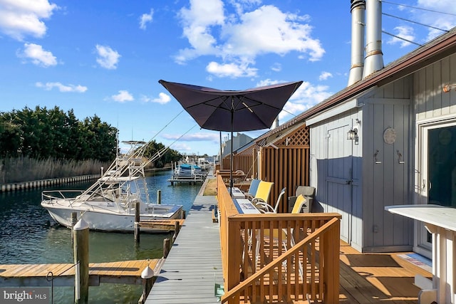 2818 Tern Dr Unit 9, Ocean City, MD 21842 - view of dock featuring a water view