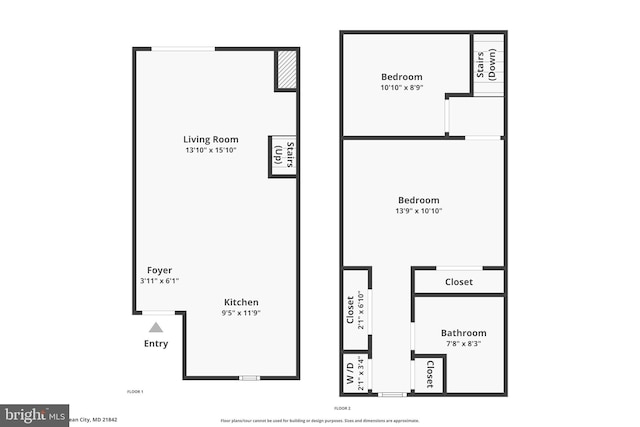 2818 Tern Dr Unit 9, Ocean City, MD 21842 - plan
