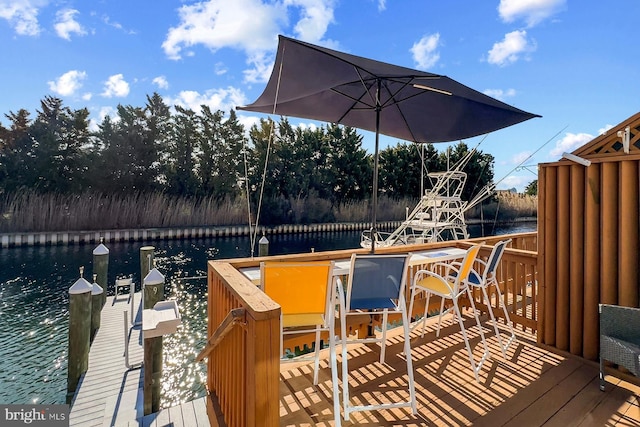 2818 Tern Dr Unit 9, Ocean City, MD 21842 - view of dock featuring a water view