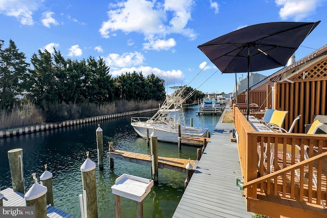 2818 Tern Dr Unit 9, Ocean City, MD 21842 - view of dock with a water view
