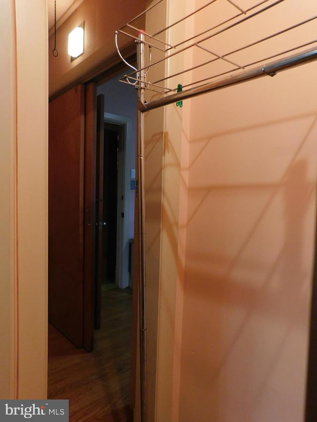 interior space featuring wood finished floors
