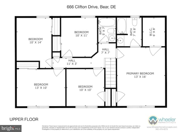 666 Clifton Dr, Bear, DE 19701 - view of layout