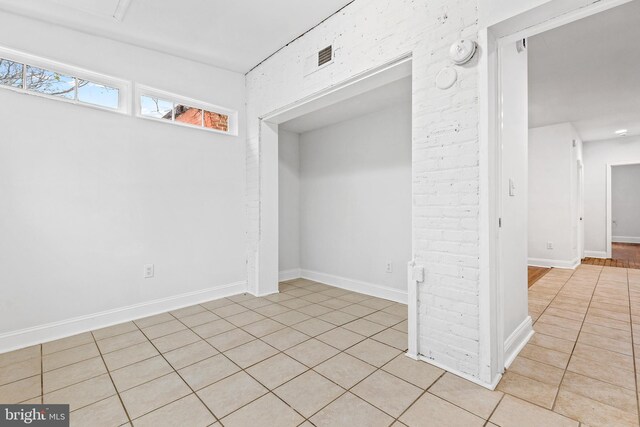 1508 V St SE, Washington, DC 20020 - interior space with light tile patterned floors, baseboards, and visible vents