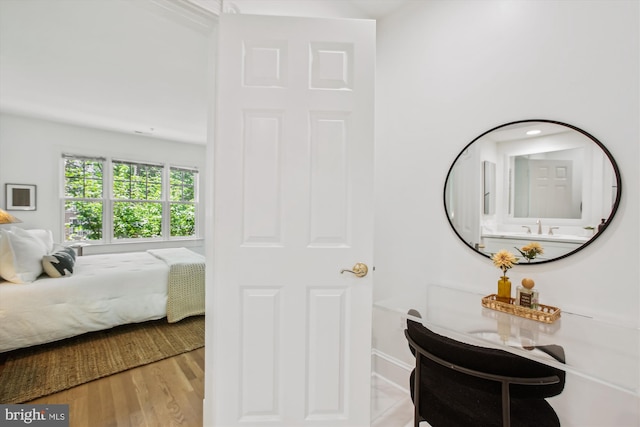 979 Powhatan St, Alexandria, VA 22314 - interior space with wood finished floors