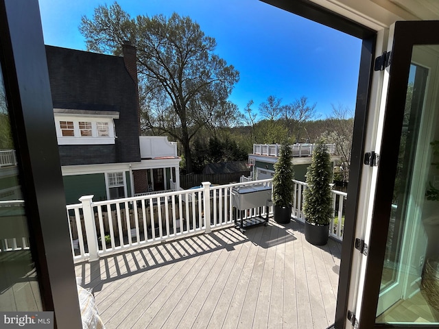 view of deck