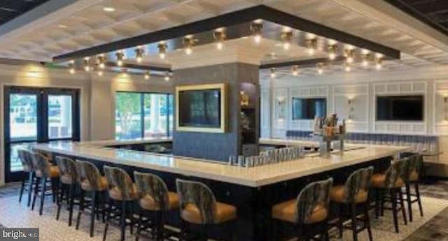 bar featuring a bar